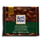 RITTER, MILK CHOCOLATE WITH WHOLE ALMONDS